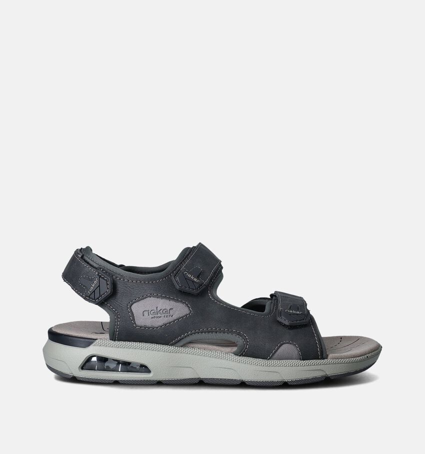 Rieker Zwarte Sandalen