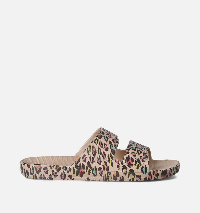 Freedom Moses Prints Bruine Slippers