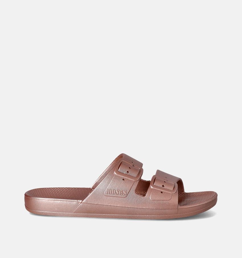 Freedom Moses Metallics Rose Gold Slippers