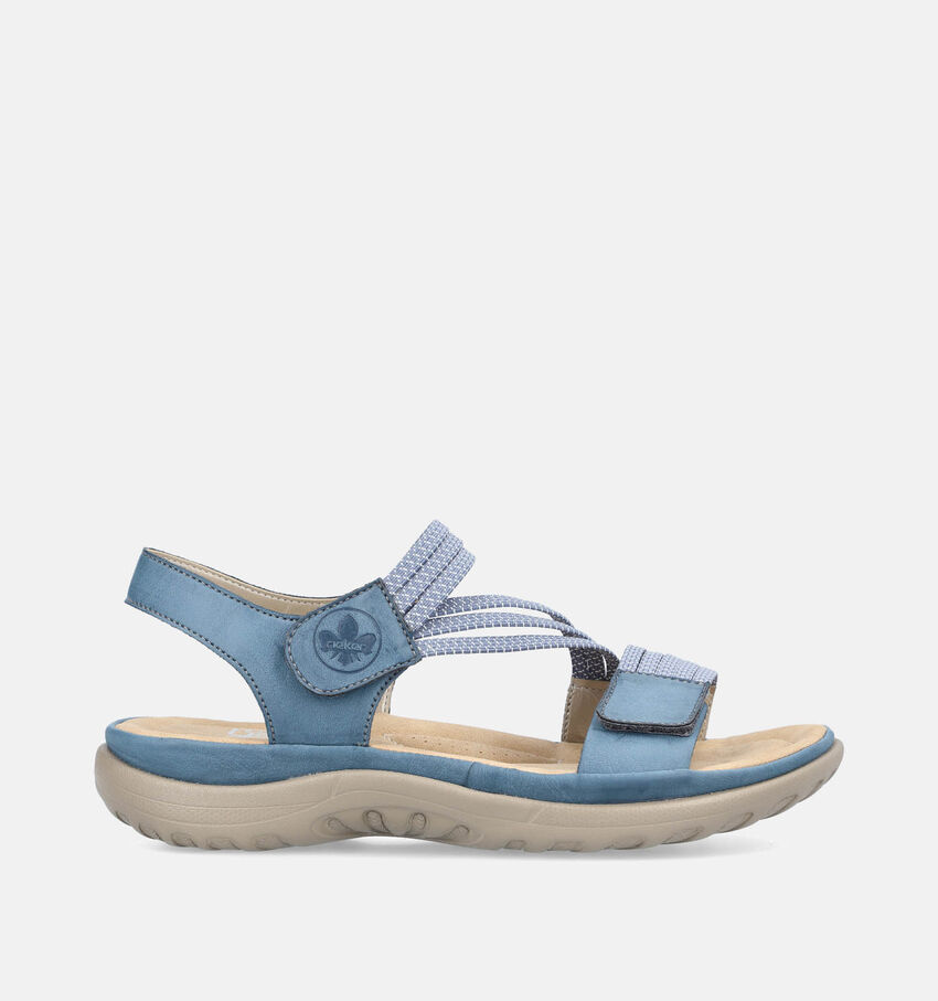 Rieker Sandales plates en Bleu