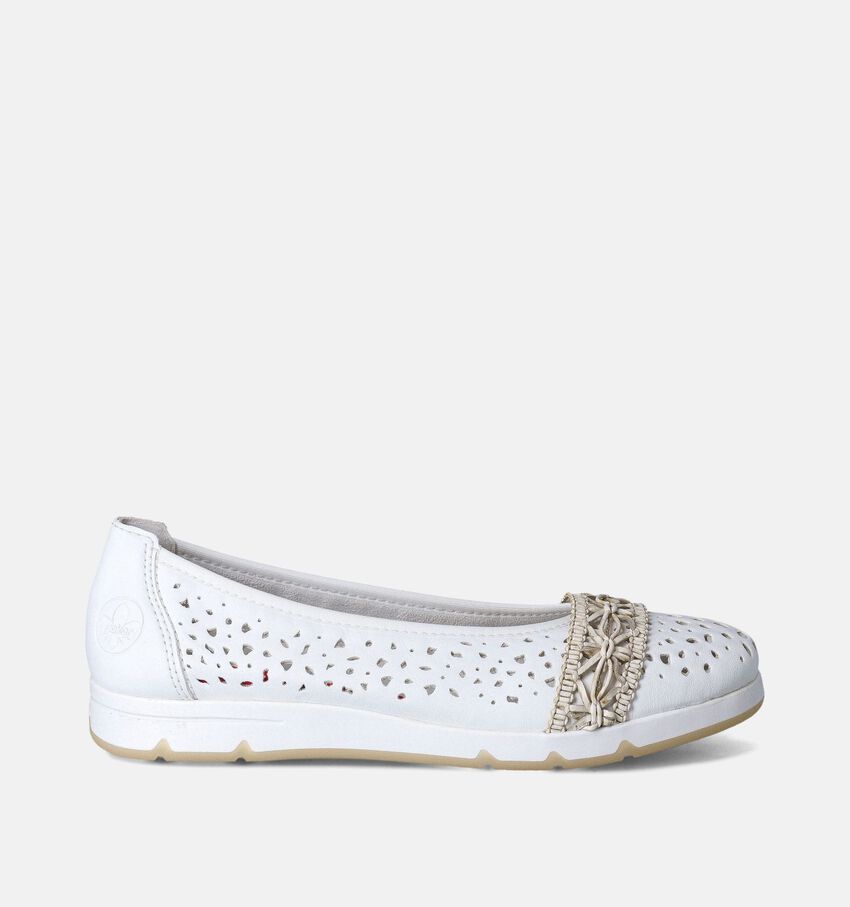 Rieker Witte Ballerina's