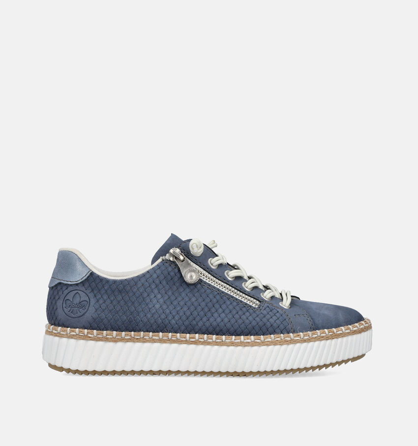 Rieker Blauwe Veterschoenen