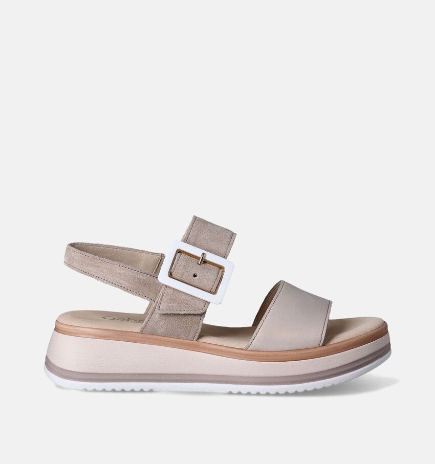 Gabor Roze Sandalen met sleehak