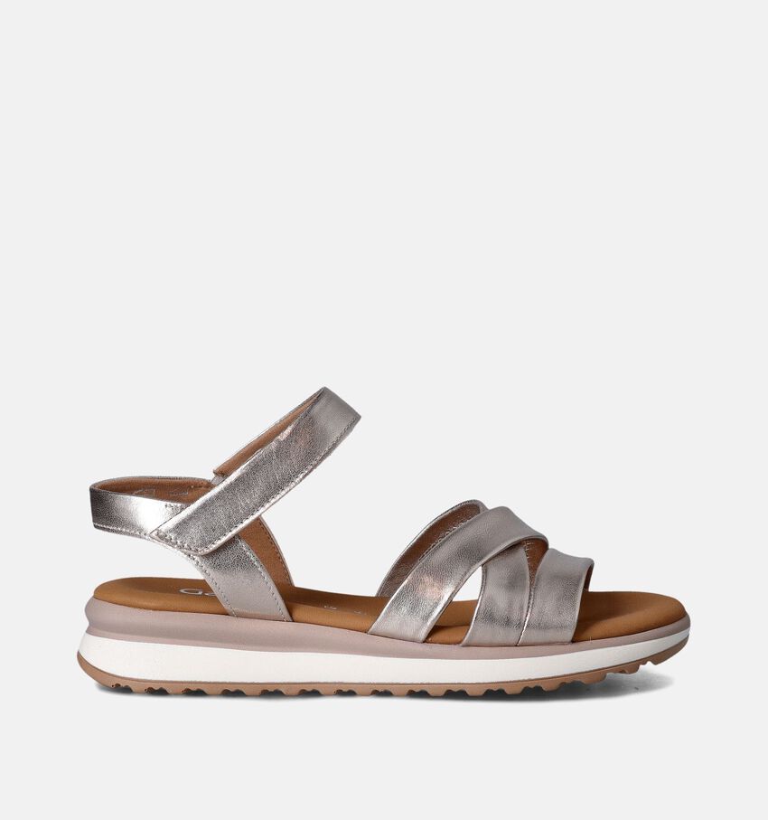 Gabor Gouden Sandalen met Sleehak