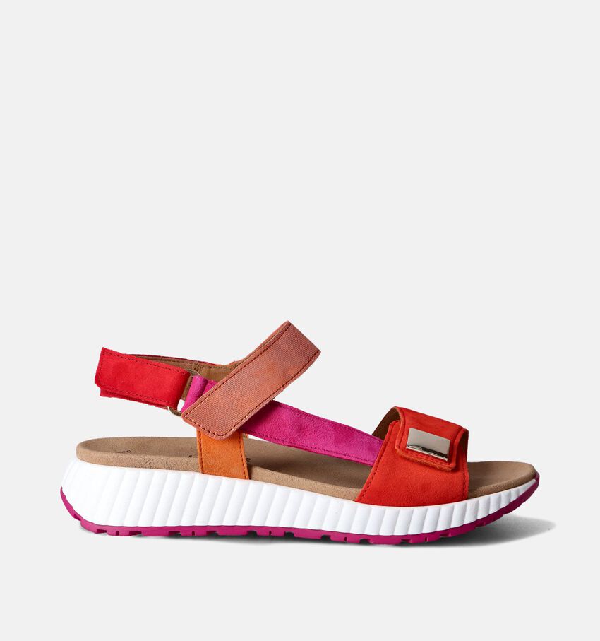 Gabor Best Fitting Rode Sandalen met sleehak