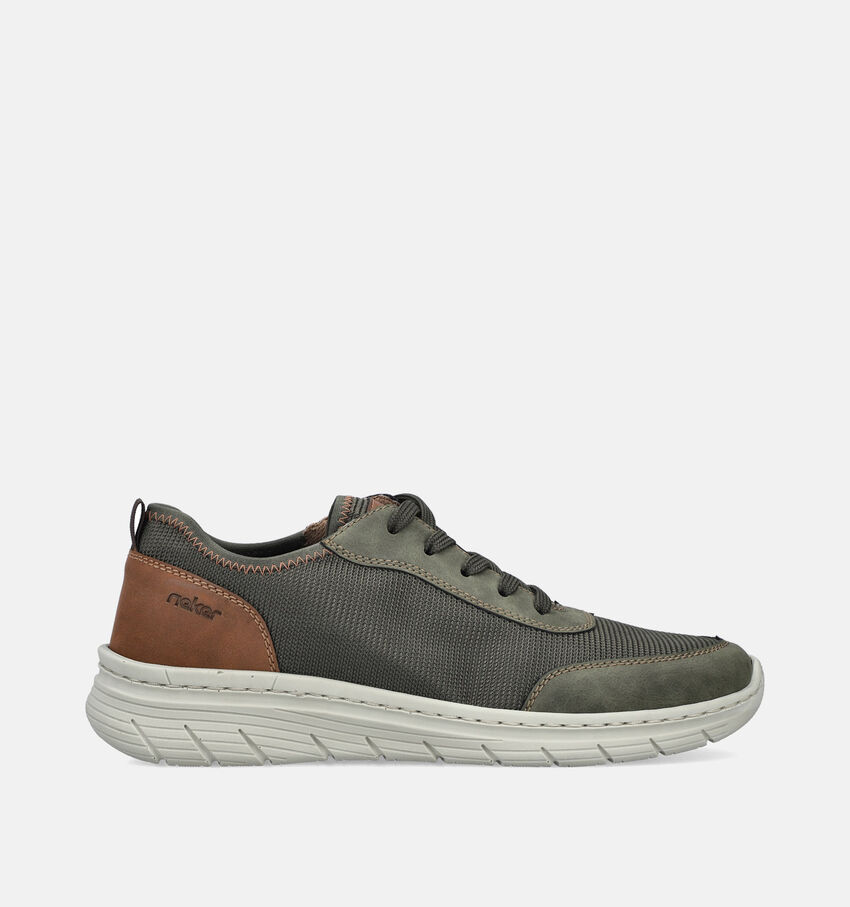 Rieker Chaussures à lacets en Vert kaki
