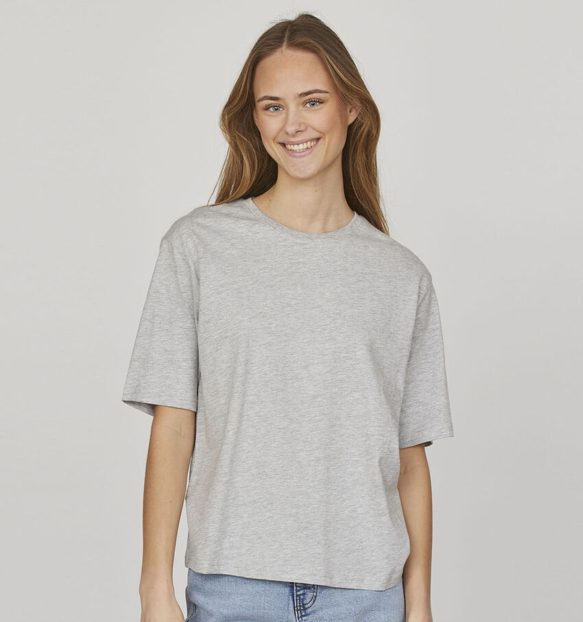 SISTERS POINT Heda Loose Grijze T-shirt