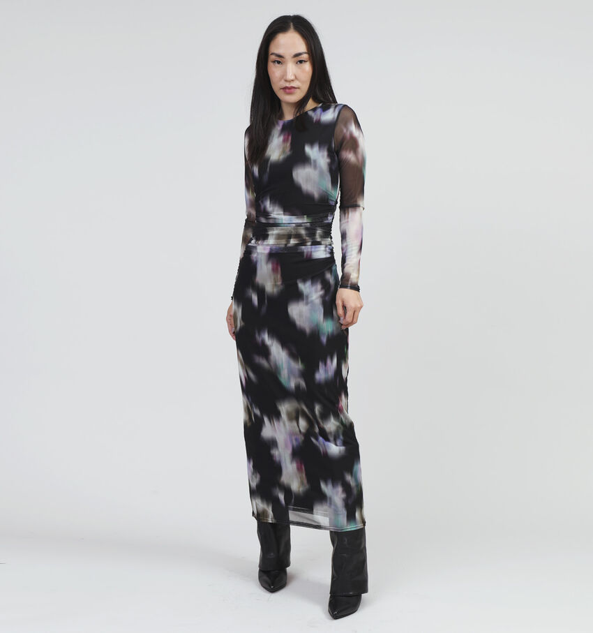 SISTERS POINT Esme Zwarte Maxi jurk