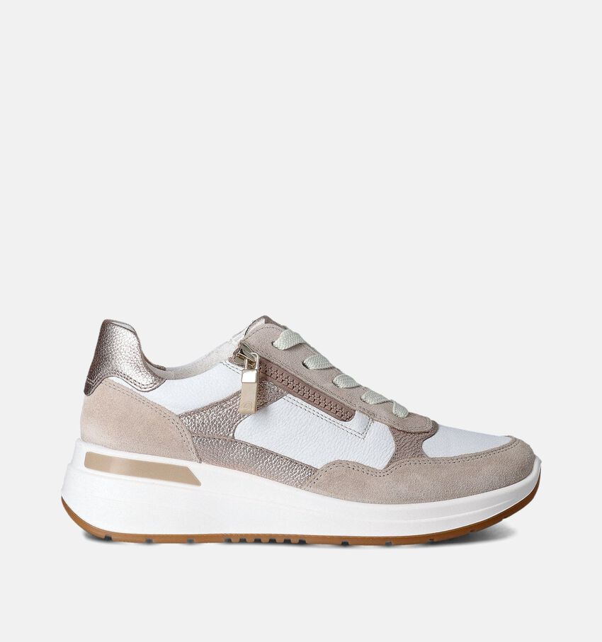 Ara Garda High Soft Baskets avec talon compensé en Beige