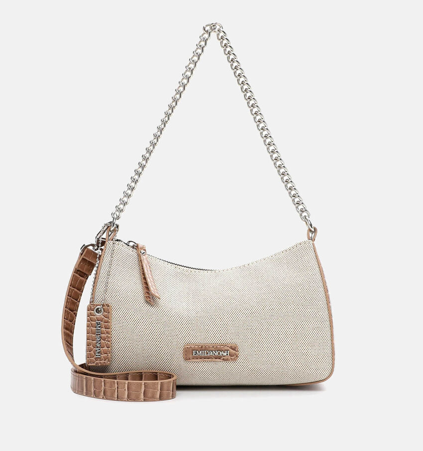 Emily & Noah Emilia Beige Crossbody tas