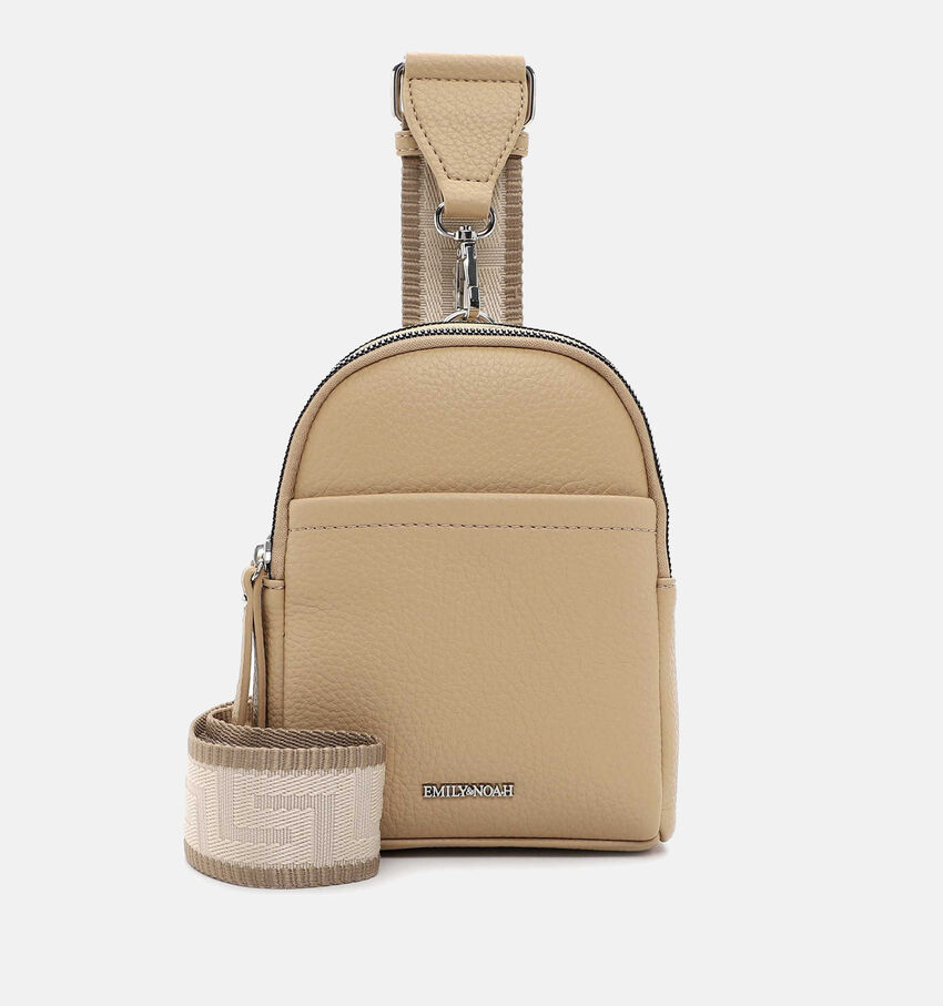Emily & Noah Elena Bruine Crossbody tas