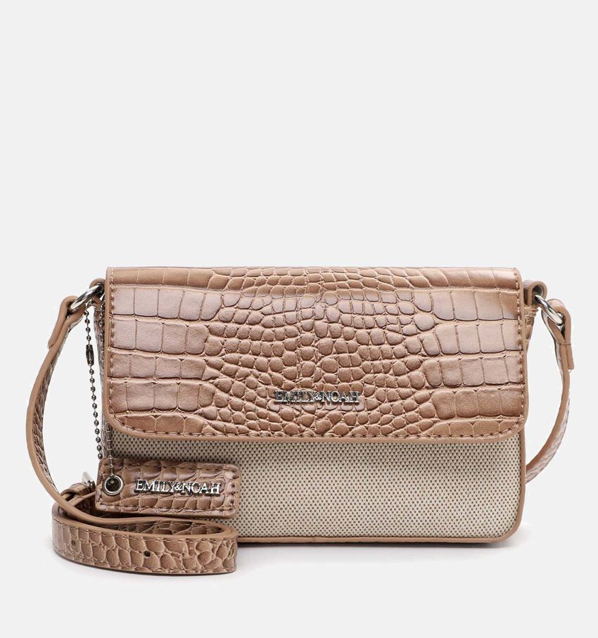 Emily & Noah Emilia Taupe Crossbody tas