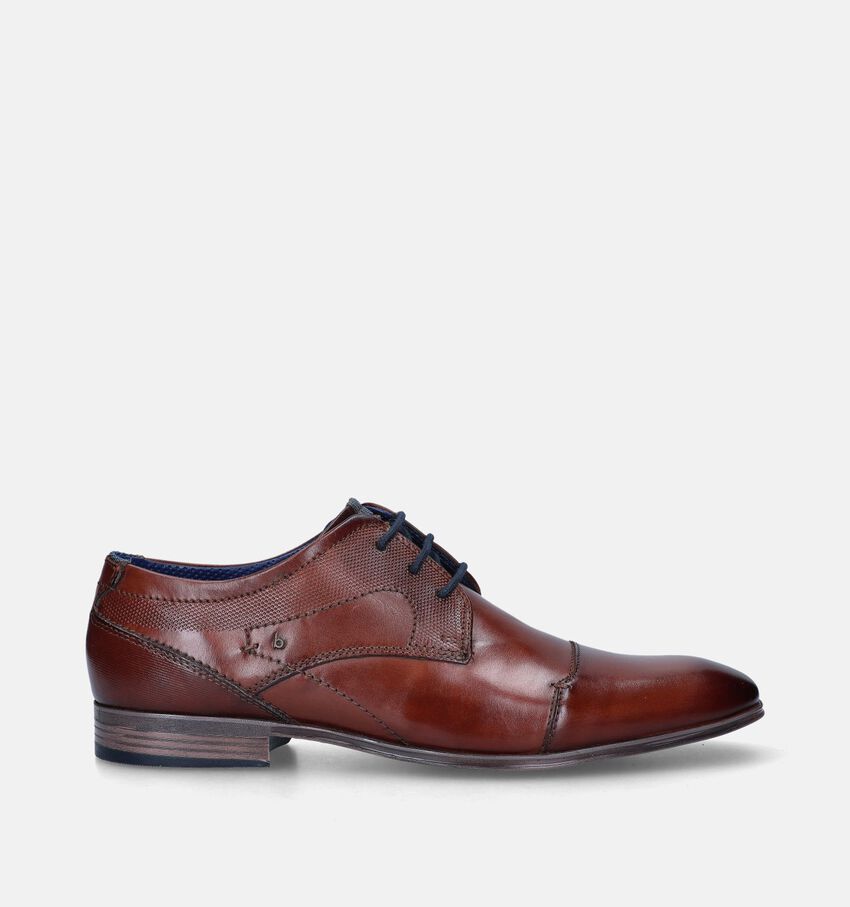Bugatti Mattia Chaussures à lacets en Cognac