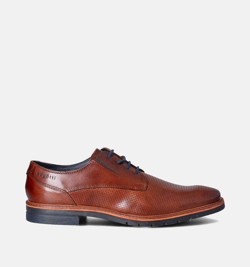Bugatti Merlo Chaussure à lacets habillée en Cognac