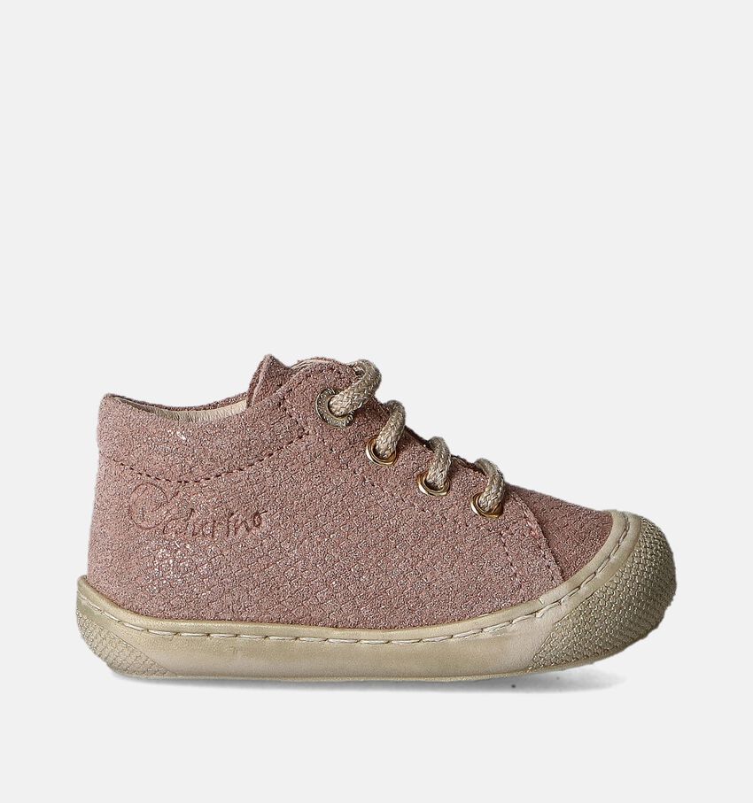 Naturino Cocoon Lizard Roze Babyschoenen