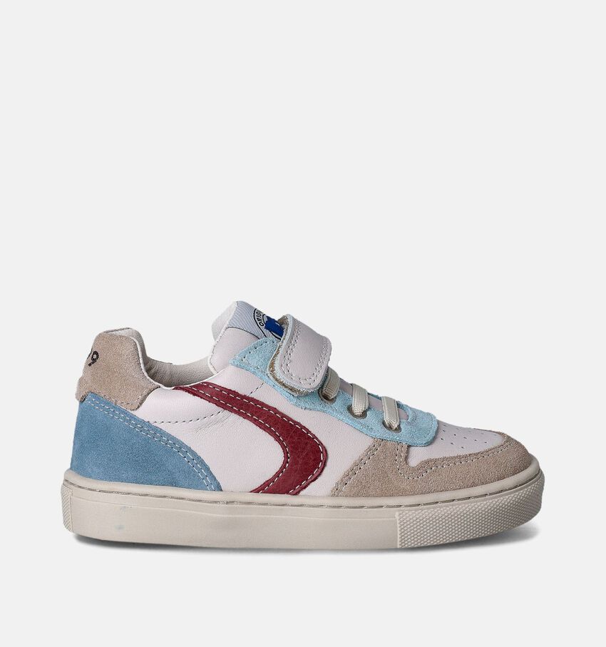 Little David Angelo Chaussures avec élastique et velcro en Blanc