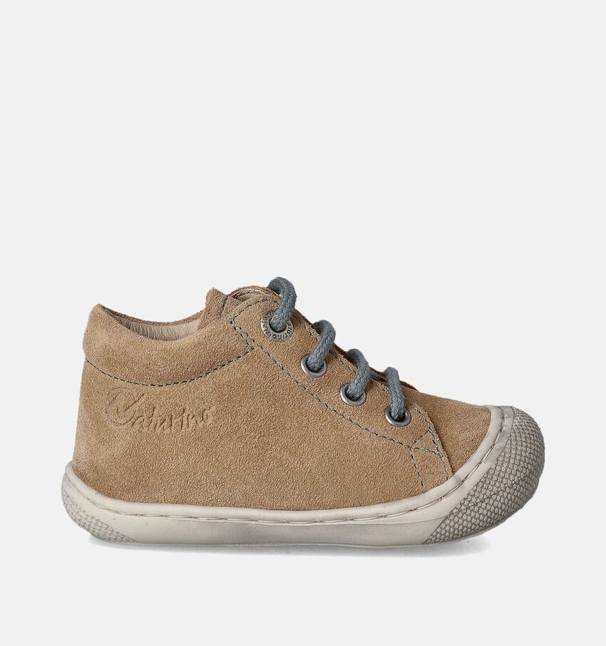 Naturino Cocoon Suede Beige Babyschoentjes