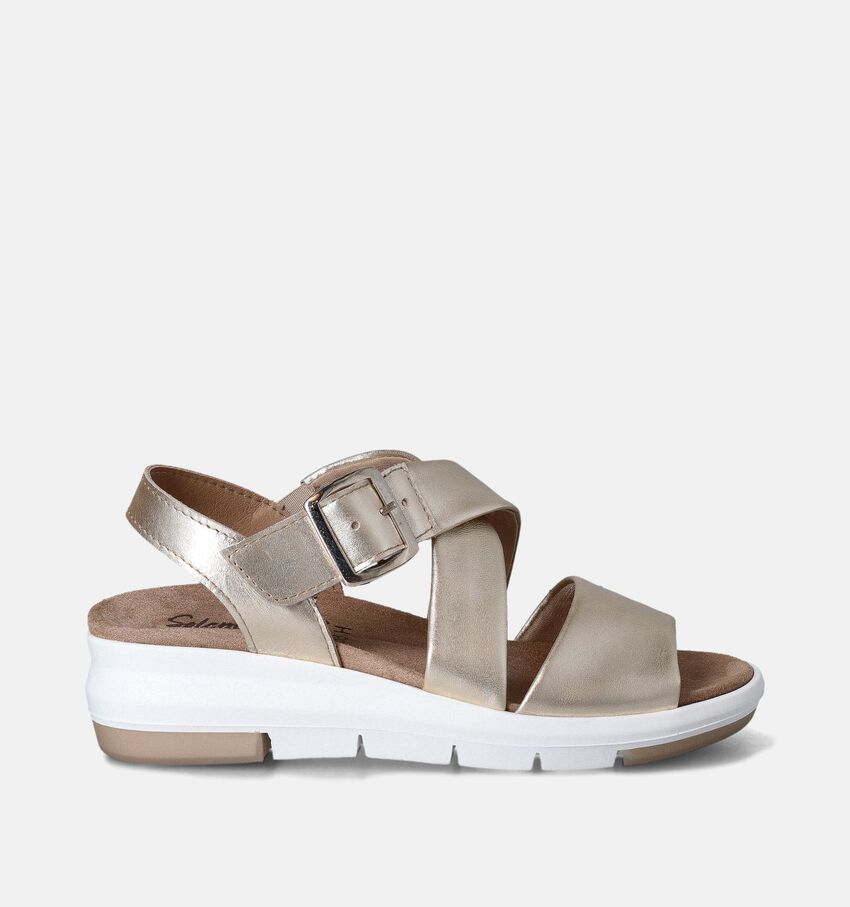 Solemade Maira Sandales pour semelles orthopédiques en Or