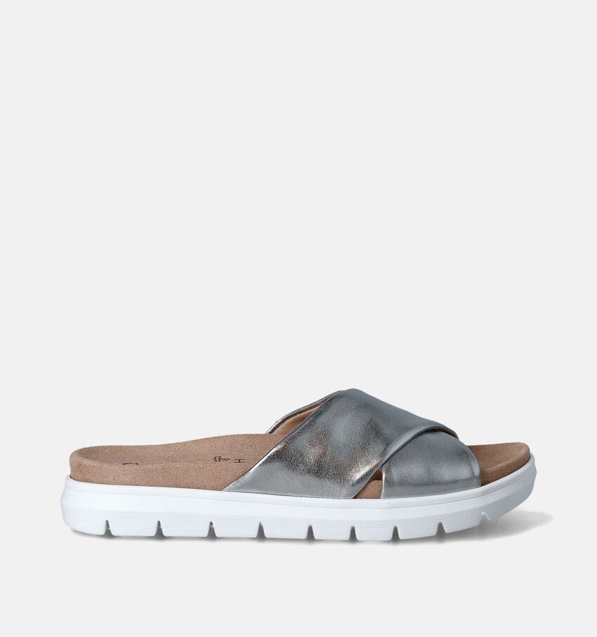 Solemade Abby Nu-pieds pour semelles orthopédiques en Argent