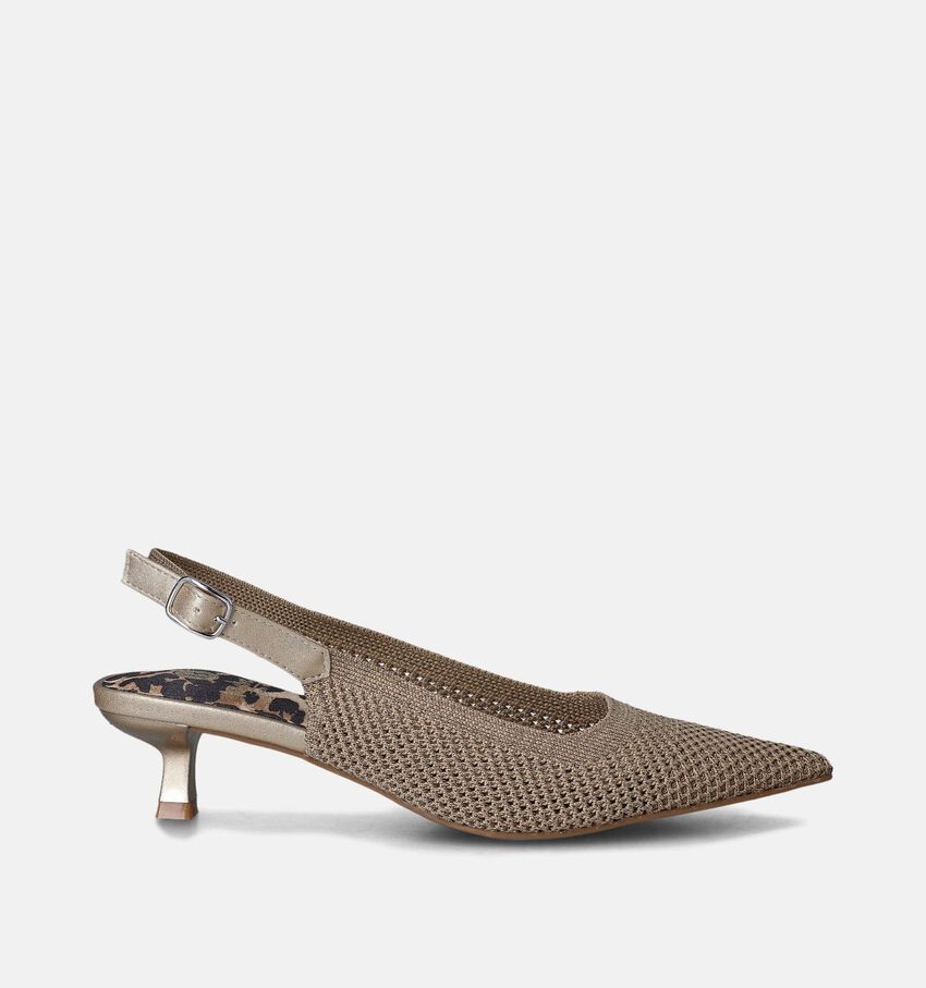 La Strada Escarpins Slingback en Or