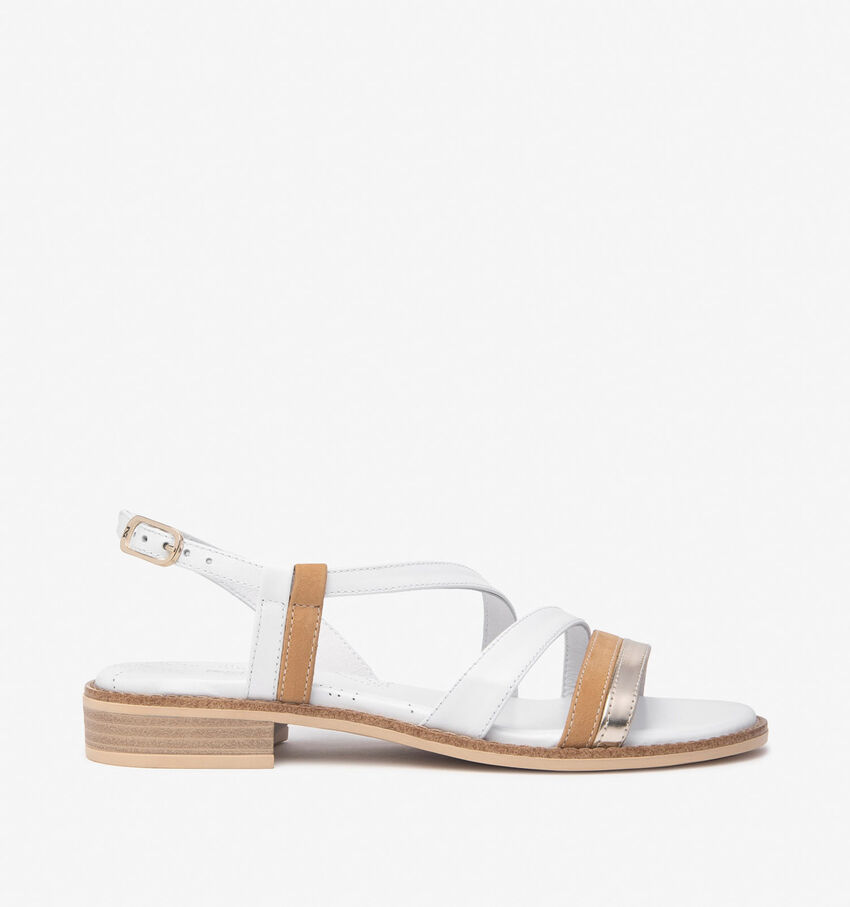NeroGiardini Sandales plates en Blanc