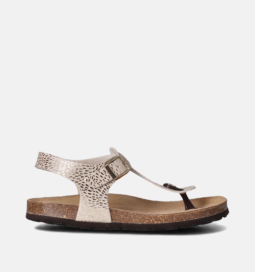 Little David Pepita Gouden Sandalen