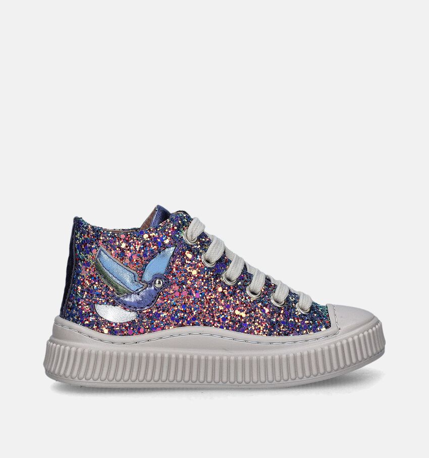 Bana & Co Paarse Hoge schoenen