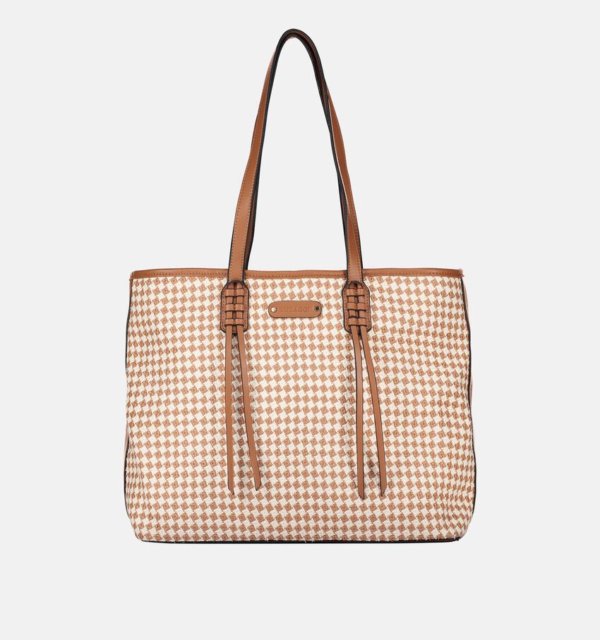 Bulaggi Sapphire Cognac Shopper tas met rits