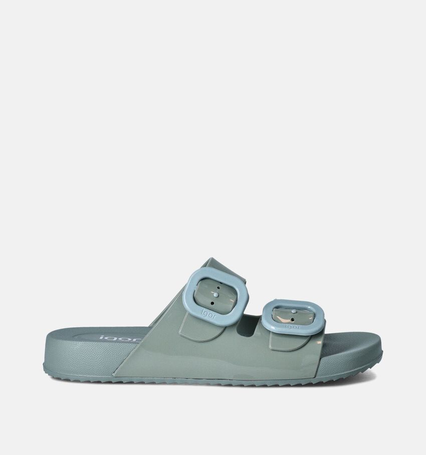 Igor Habana Brillo Groene Slippers