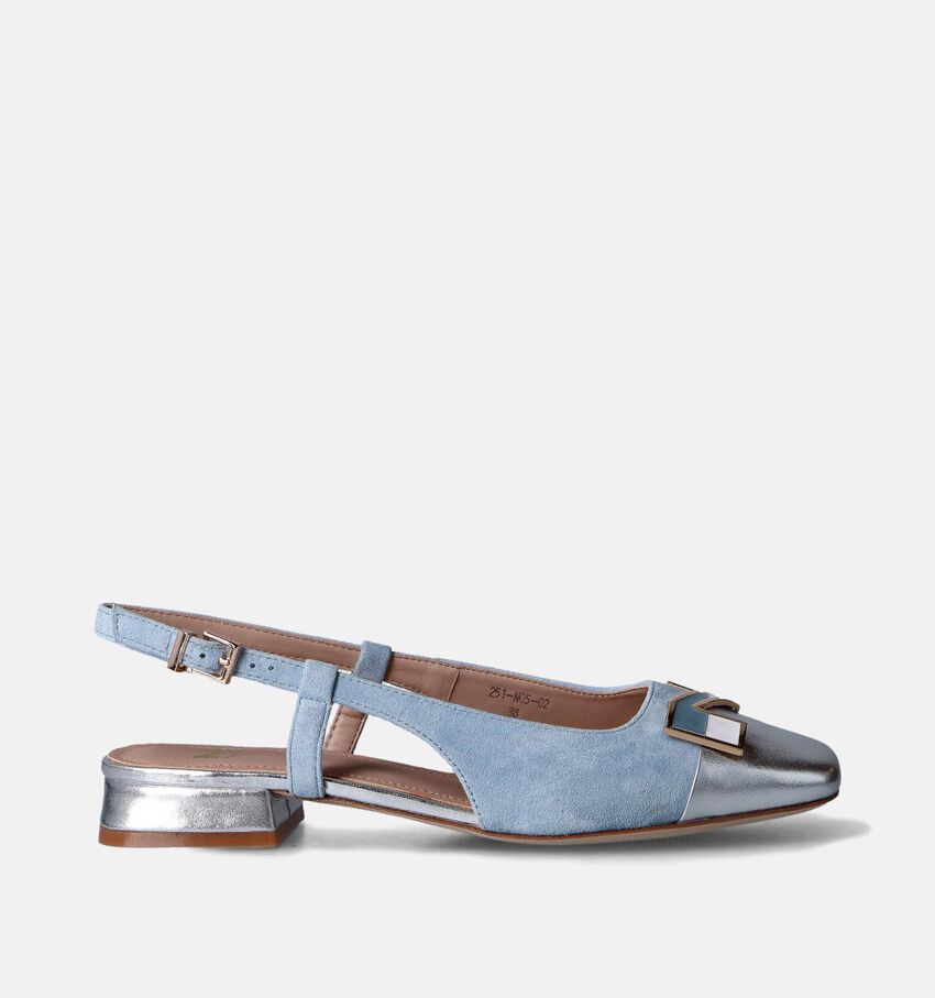 Nathan-Baume Escarpins slingback en Bleu Pastel