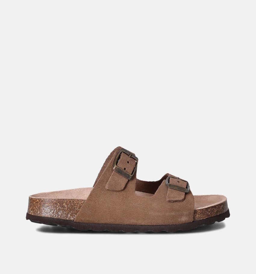 Milo & Mila Slippers Donkerbruin