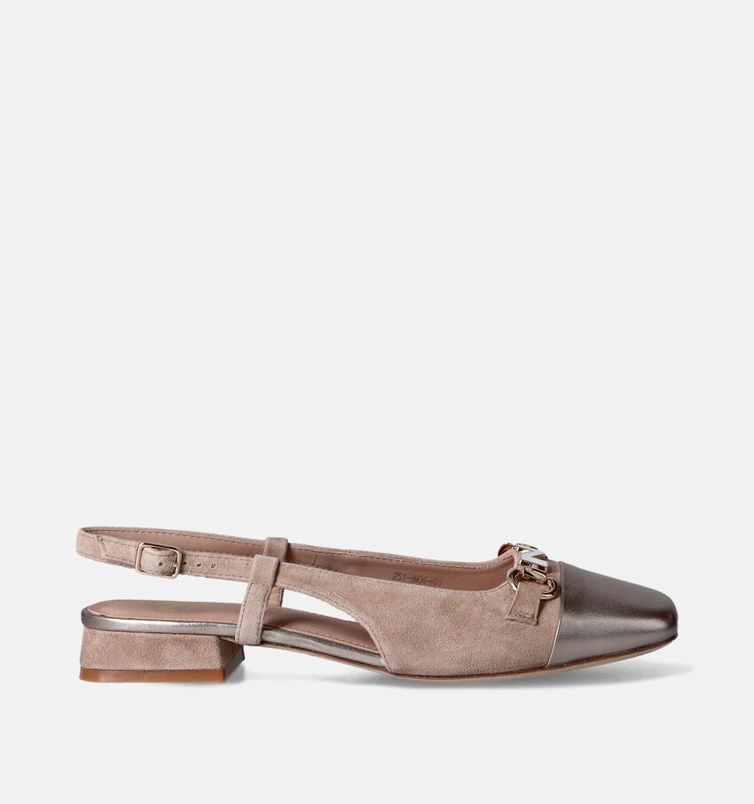 Nathan-Baume Camel Slingback pumps
