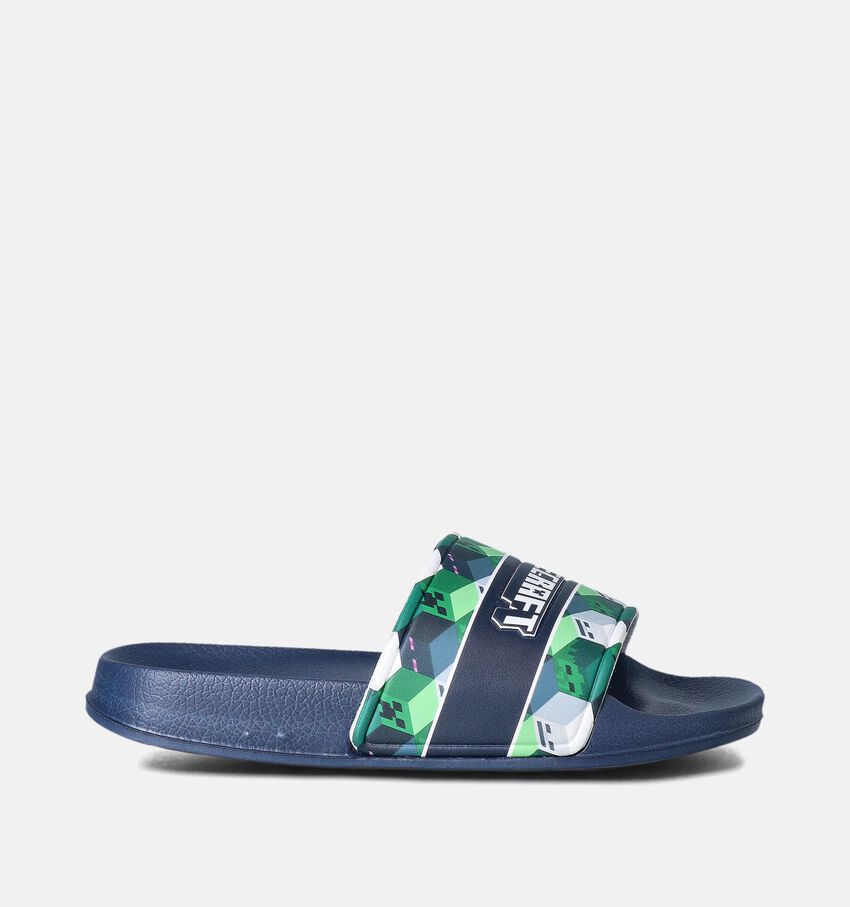 Minecraft Blauwe Badslippers