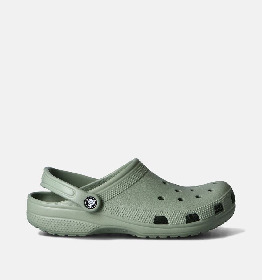 Crocs Classic Claquetteq en Vert Khaki