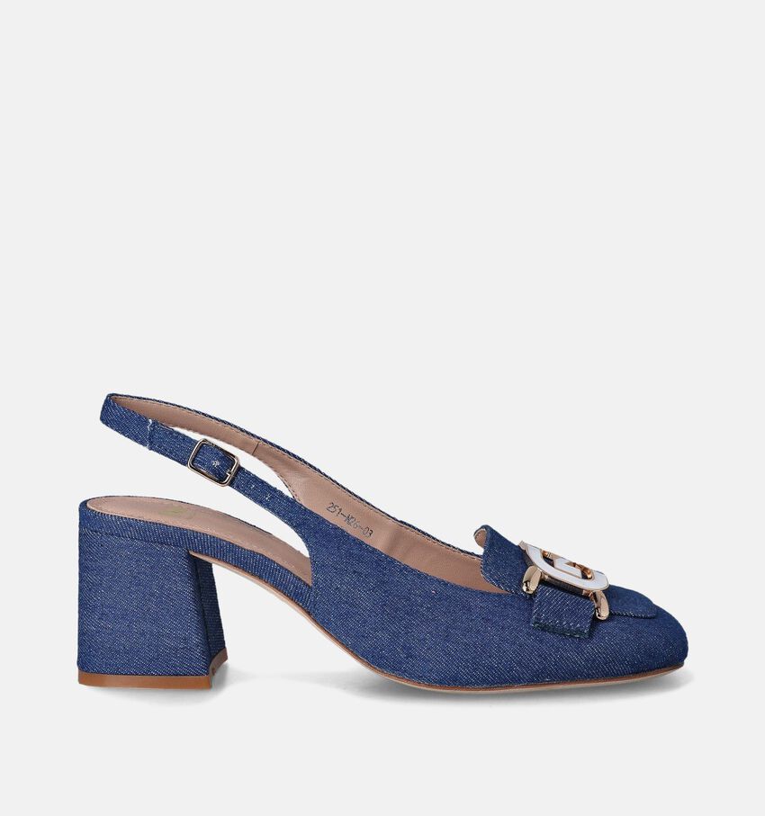 Nathan-Baume Escarpins slingback en Bleu