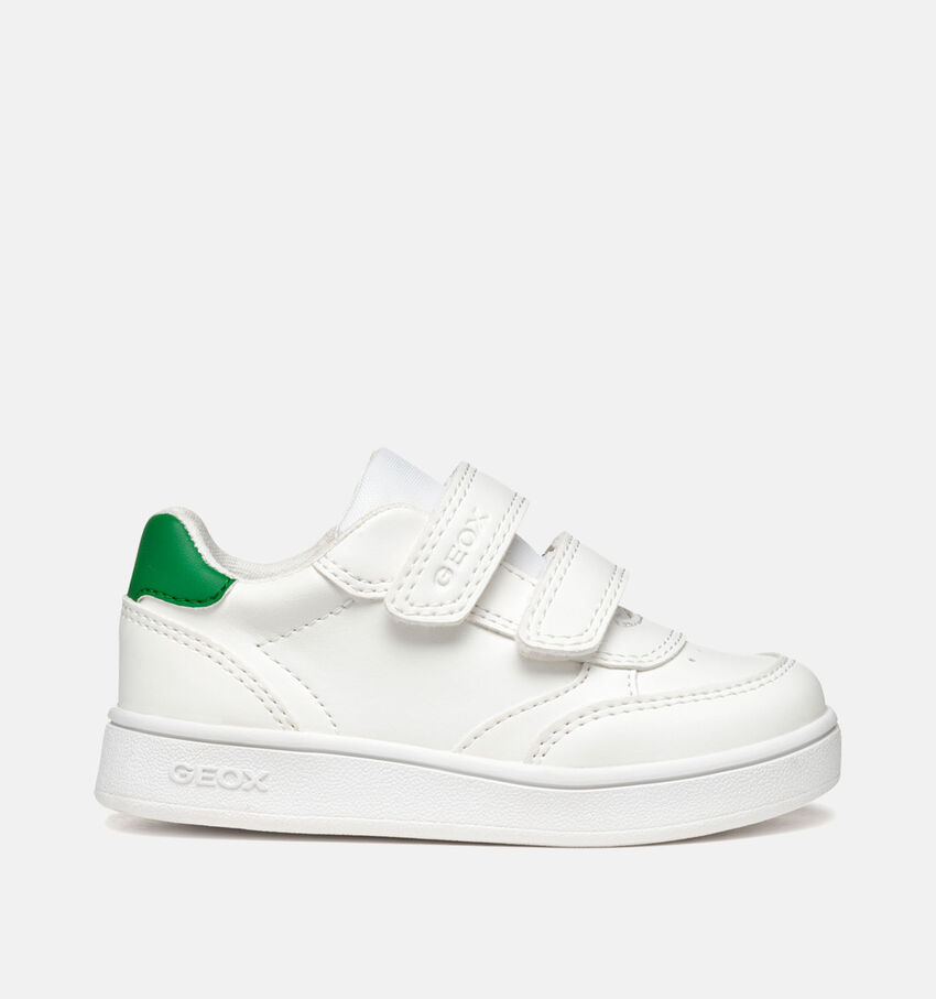 Geox Eclyper Witte Babyschoentjes
