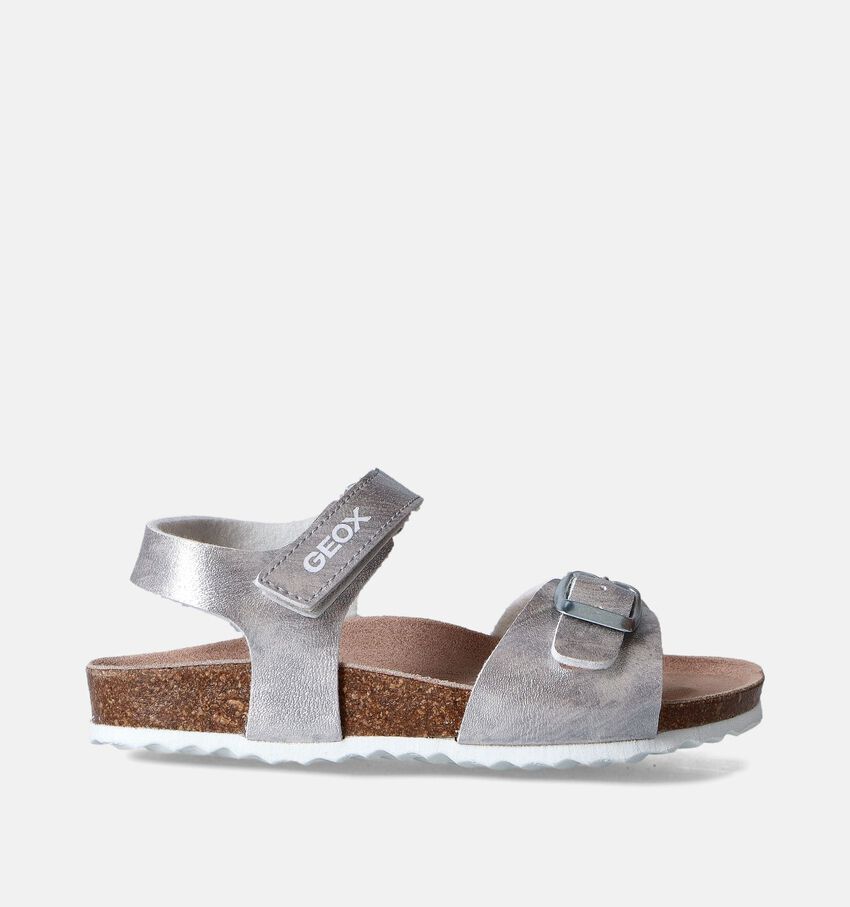 Geox Adriel Zilveren Sandalen