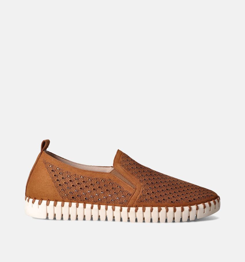 Ilse Jacobsen Tulip Chaussures à enfiler en Cognac