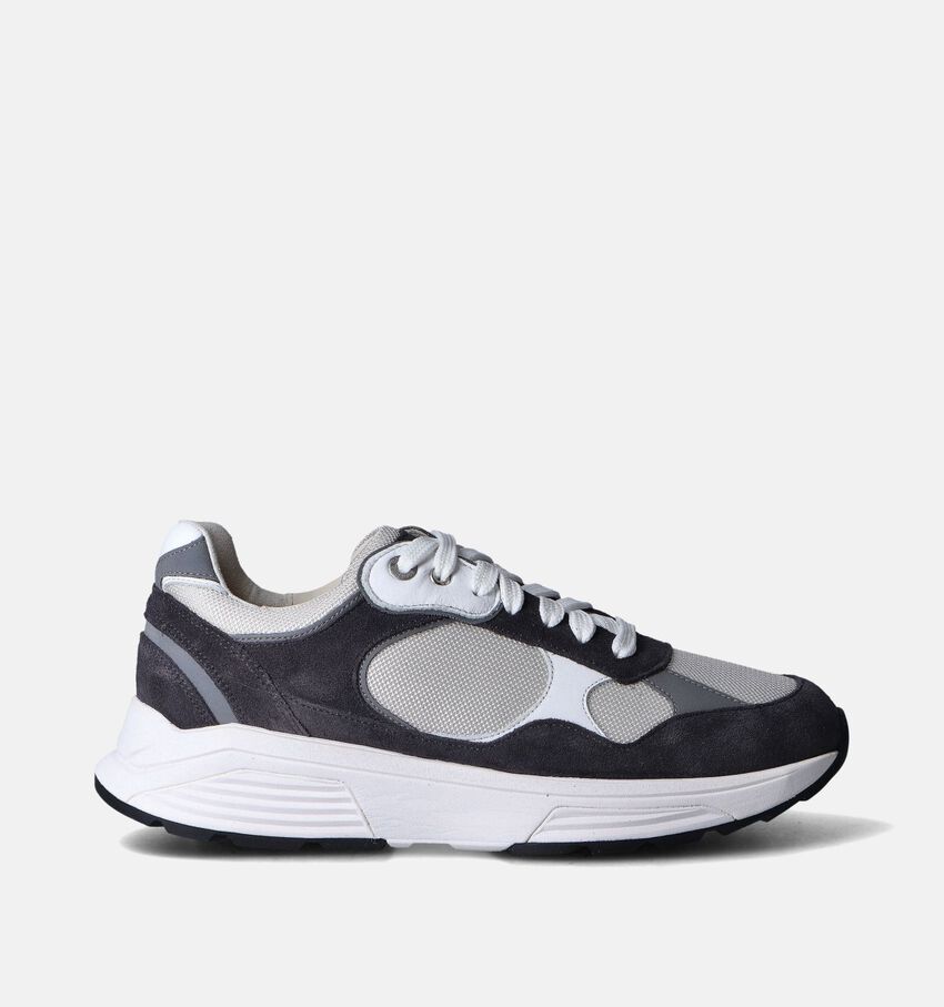 Xsensible Stretchwalker Helix Men Blauwe Veterschoenen