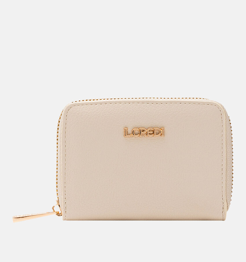 L.Credi Filippa Beige Ritsportemonnee