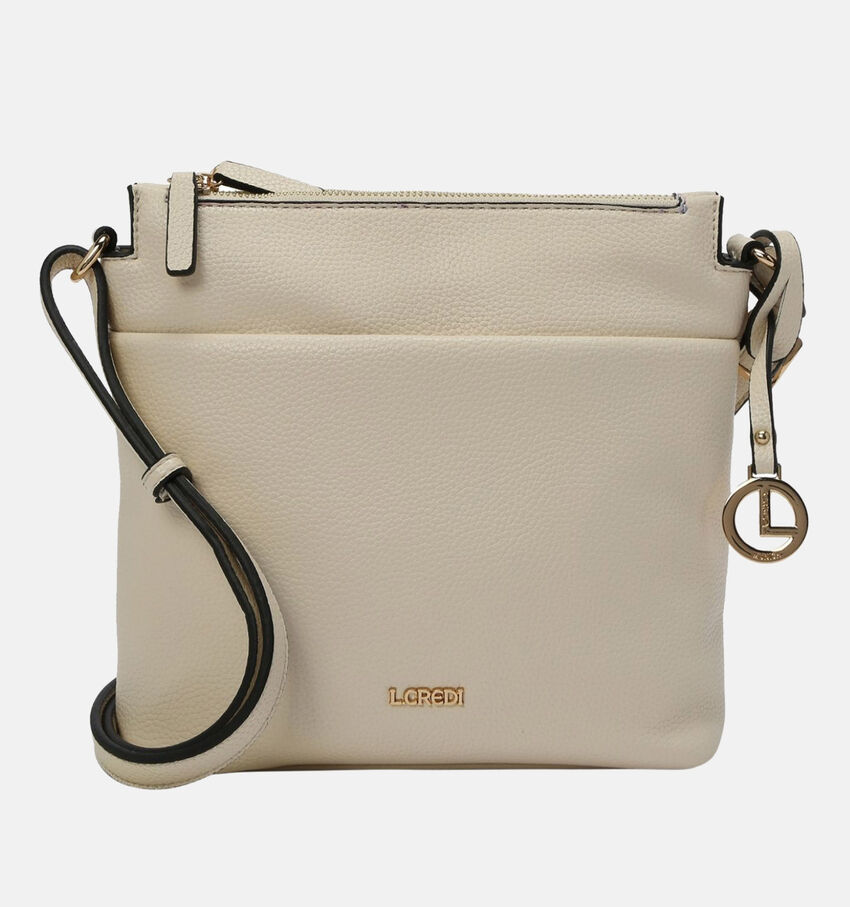 L. Credi Ella Beige Crossbody tas