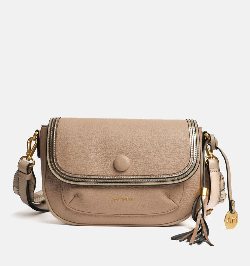 Mac Alyster Beige Crossbody tas
