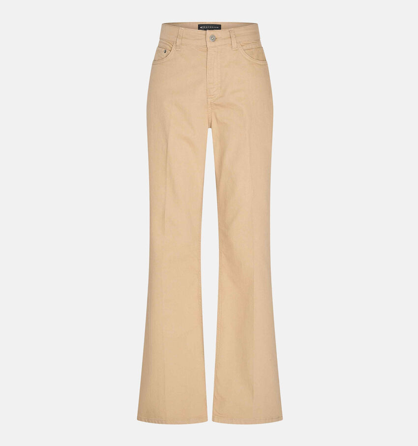 Expresso Beige Wijde broek