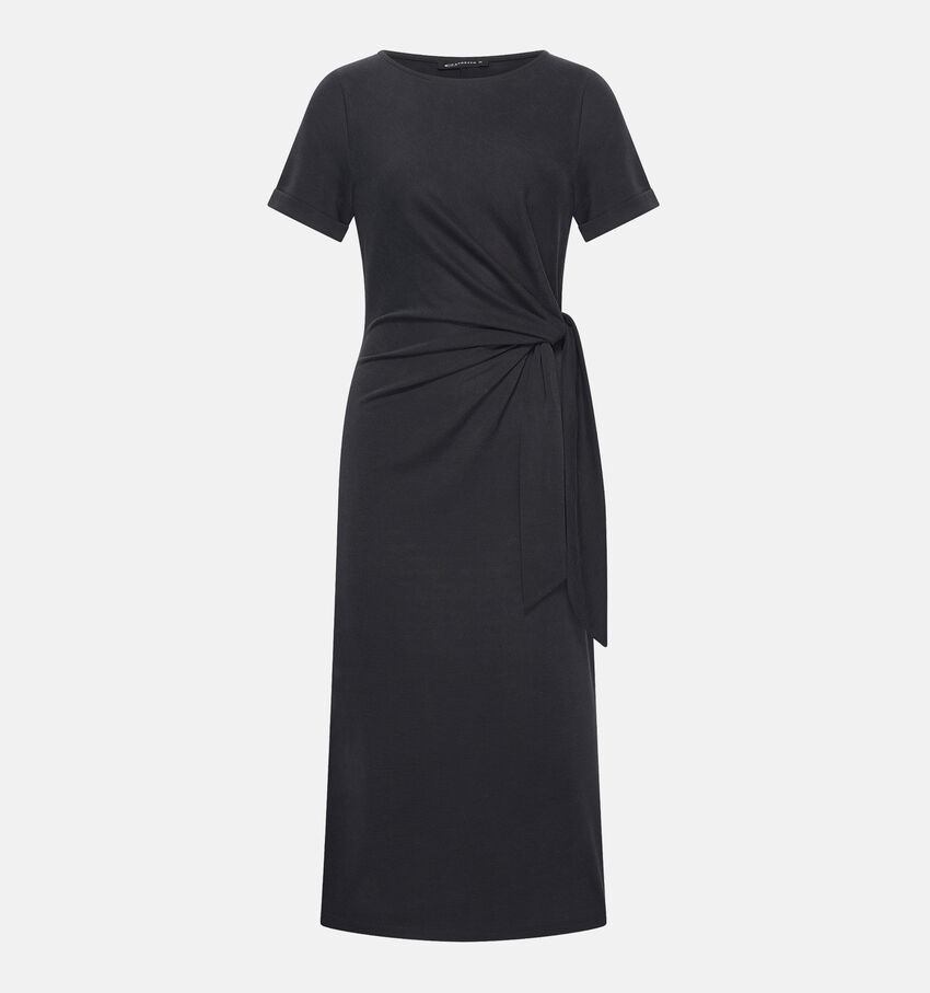 Expresso Dress knot Zwarte Jurk