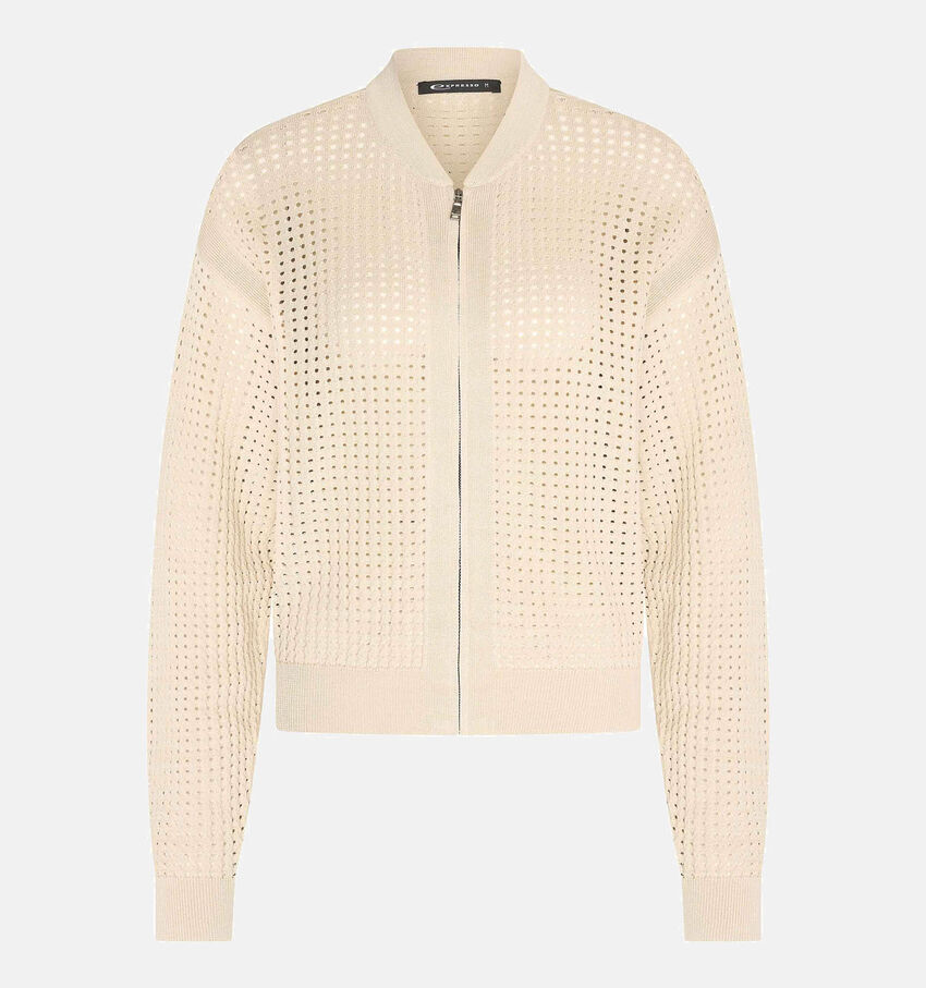 Expresso Grijze Knit Cardigan