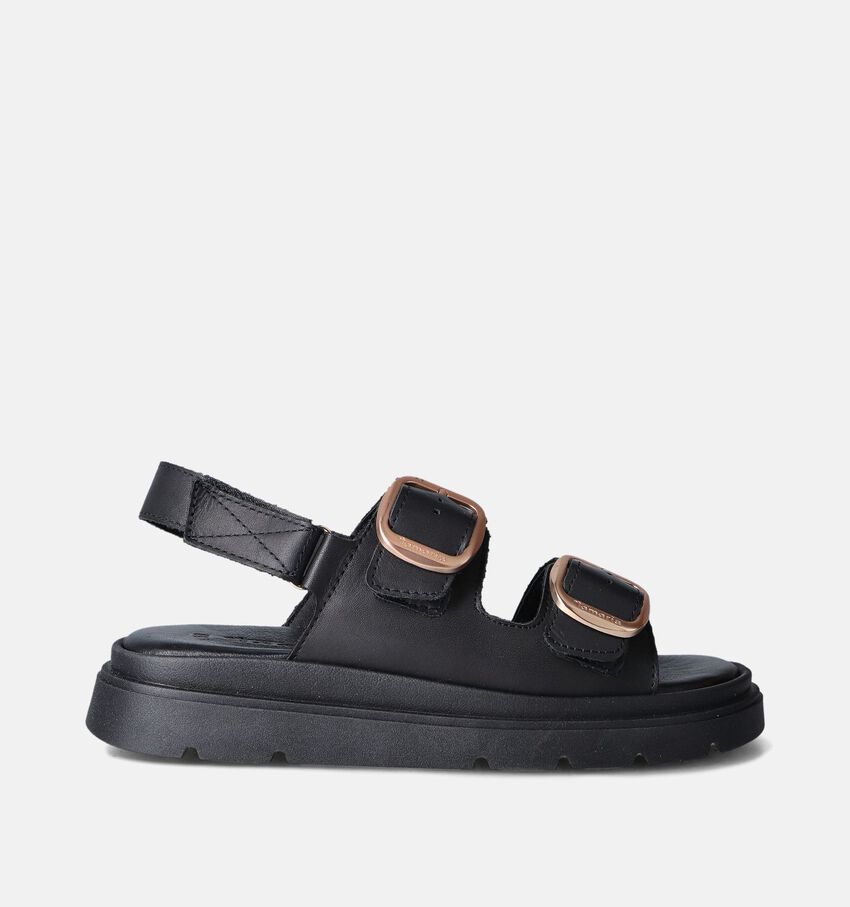 Tamaris Sandales plates en Noir