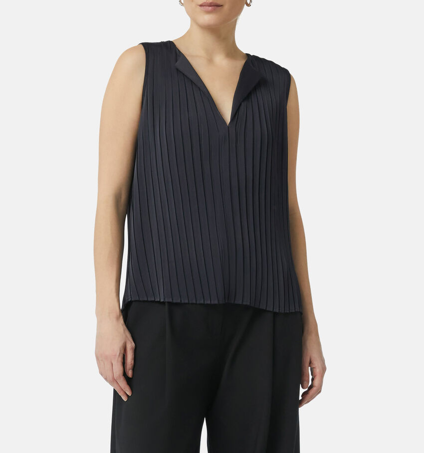 comma Blauwe Blouse