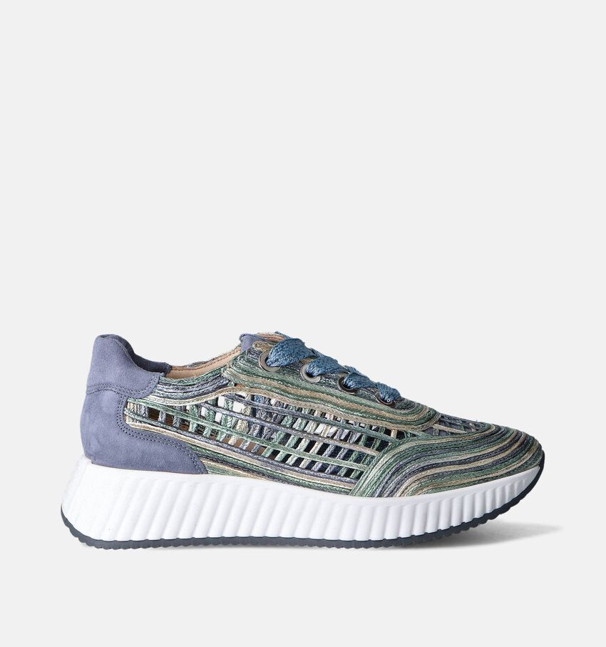 Softwaves Blauwe Veterschoenen