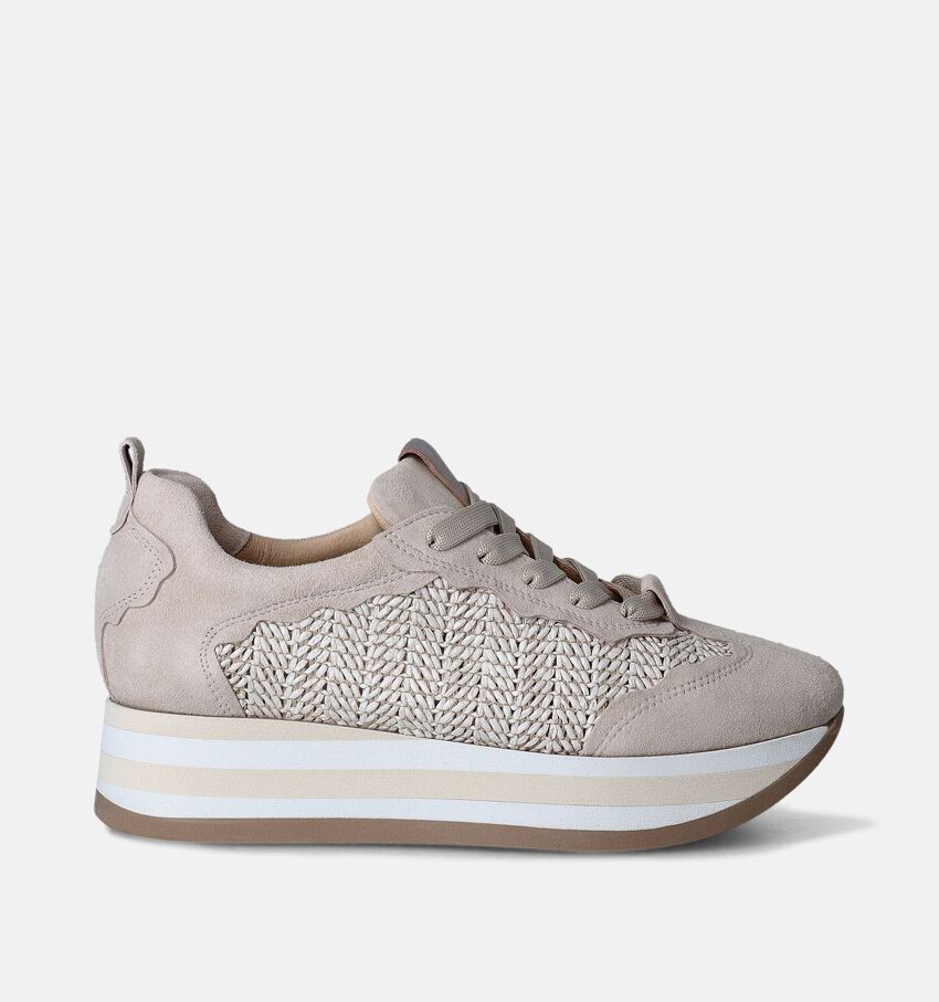Softwaves Beige Veterschoenen
