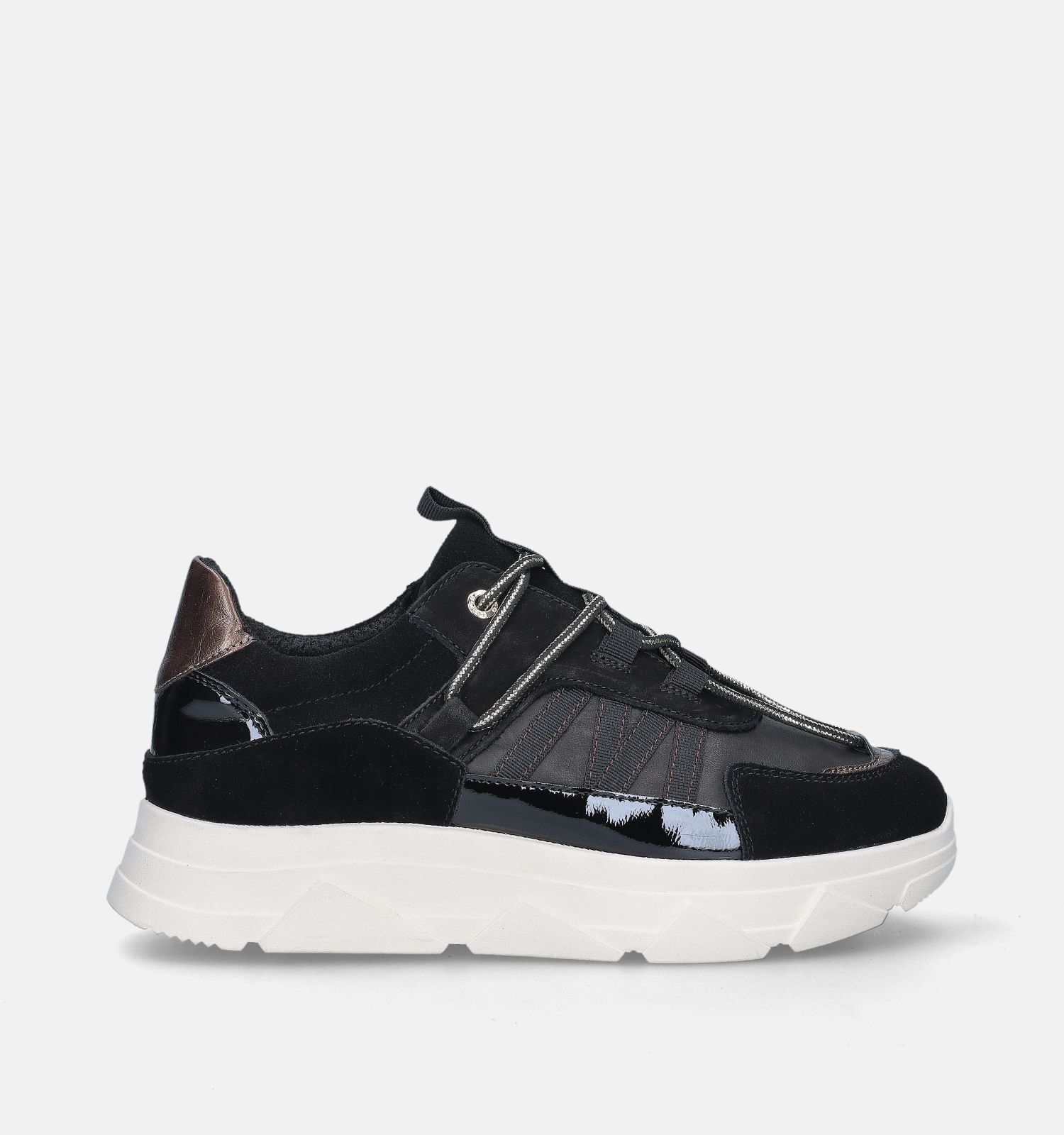 Zwarte leren sneakers dames Online op TORFS.BE Gratis verzending en retour